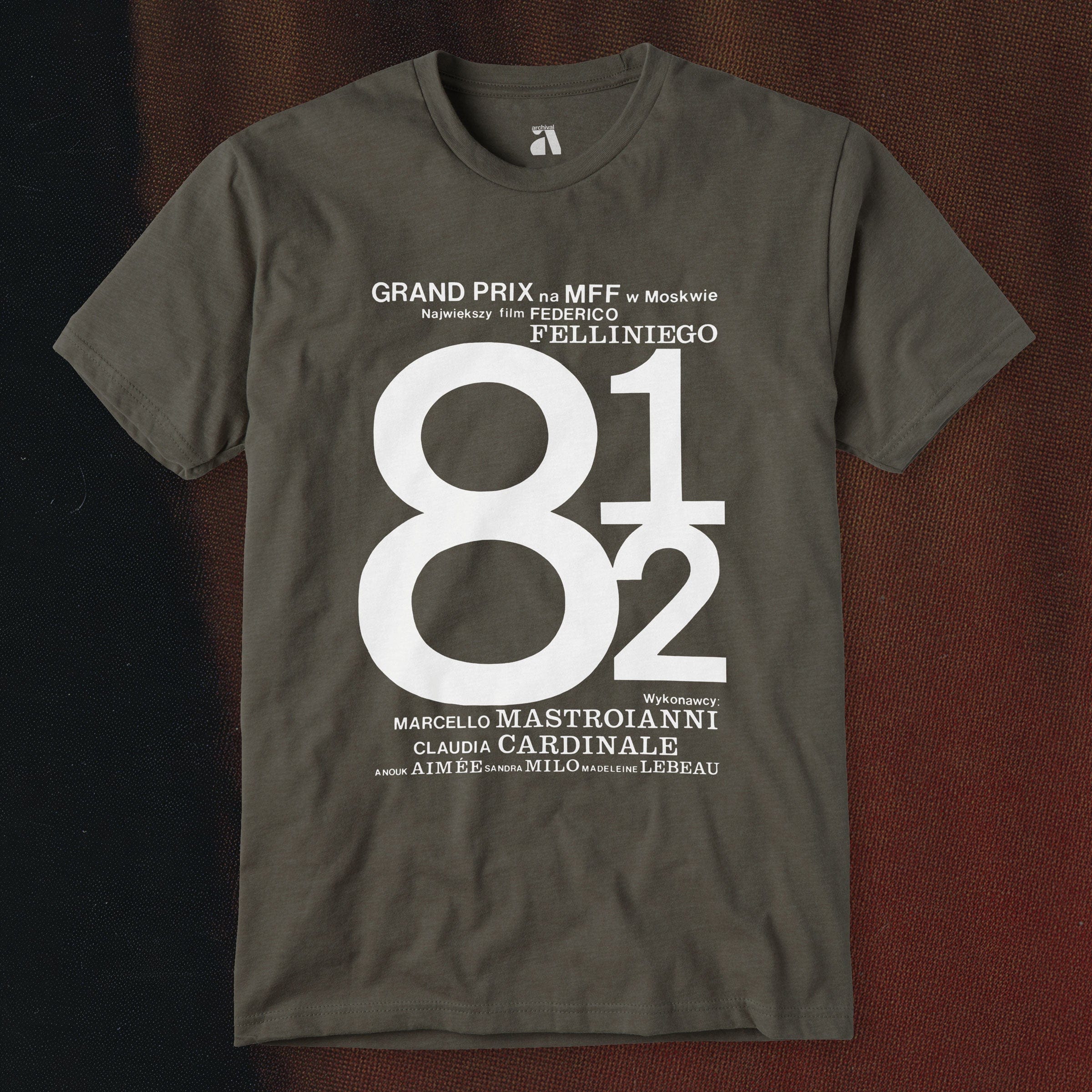 Fellini: "8 1/2" Moscow Film Fest T-Shirt