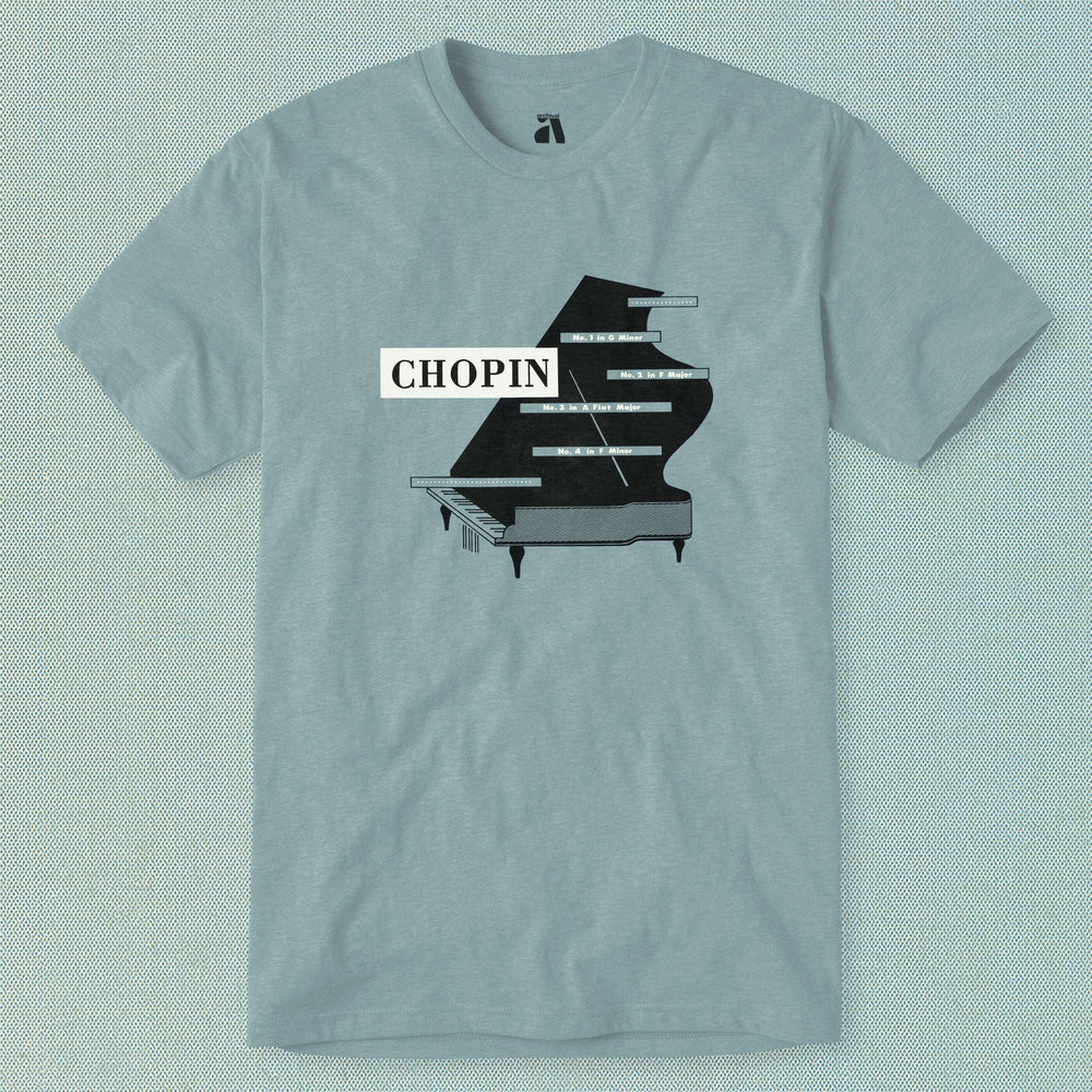 chopin: piano ballades classic tee