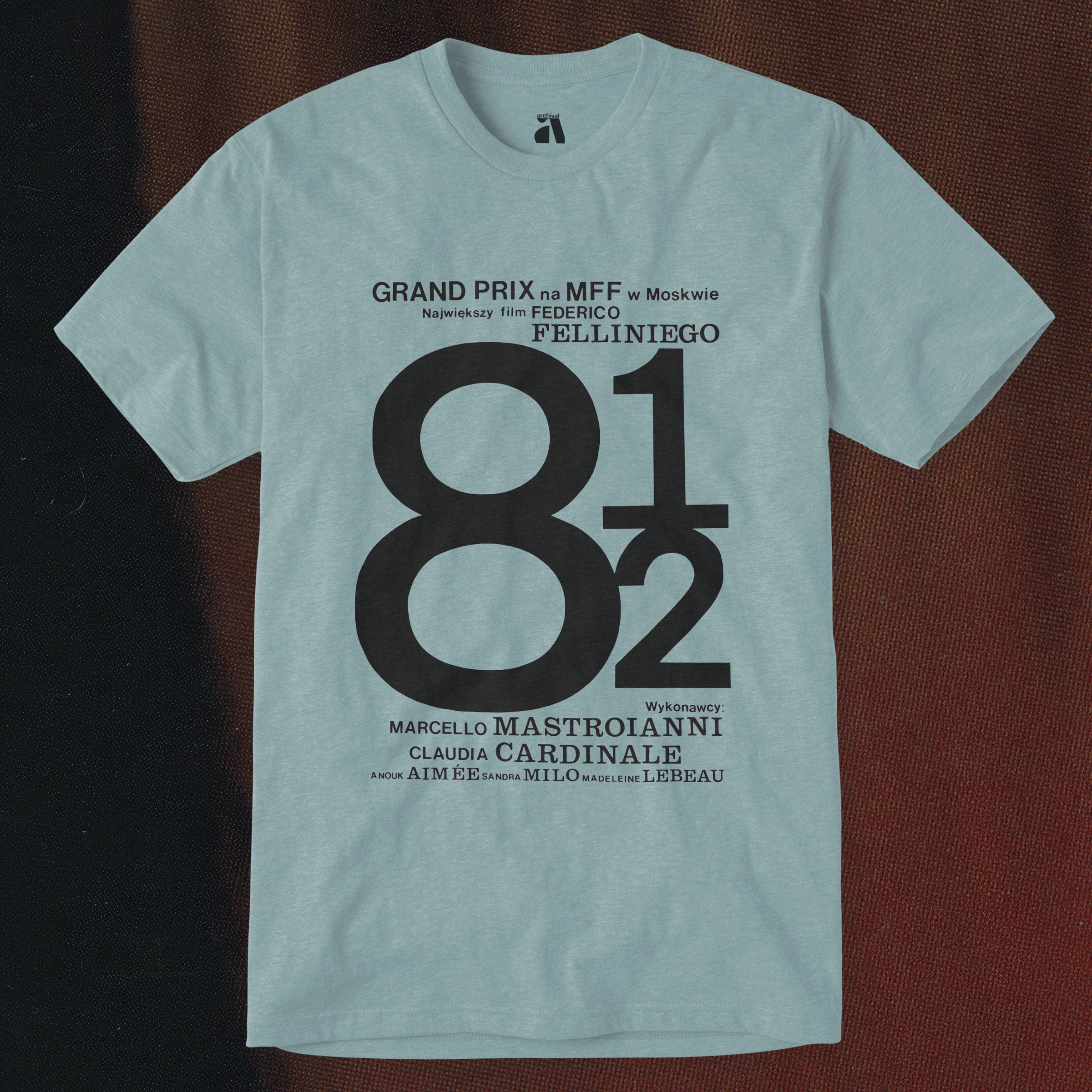 Fellini: "8 1/2" Moscow Film Fest T-Shirt