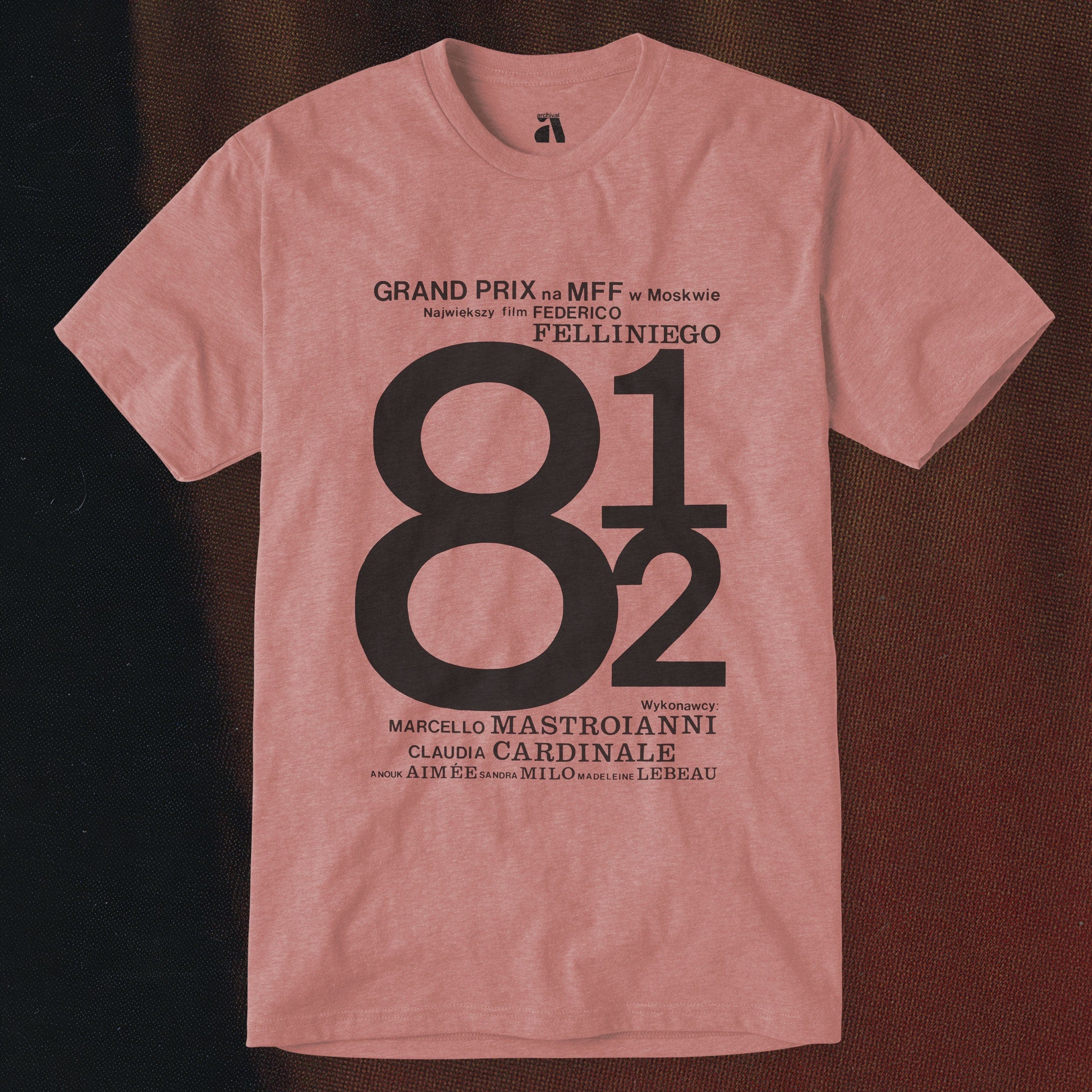 Fellini: "8 1/2" Moscow Film Fest T-Shirt