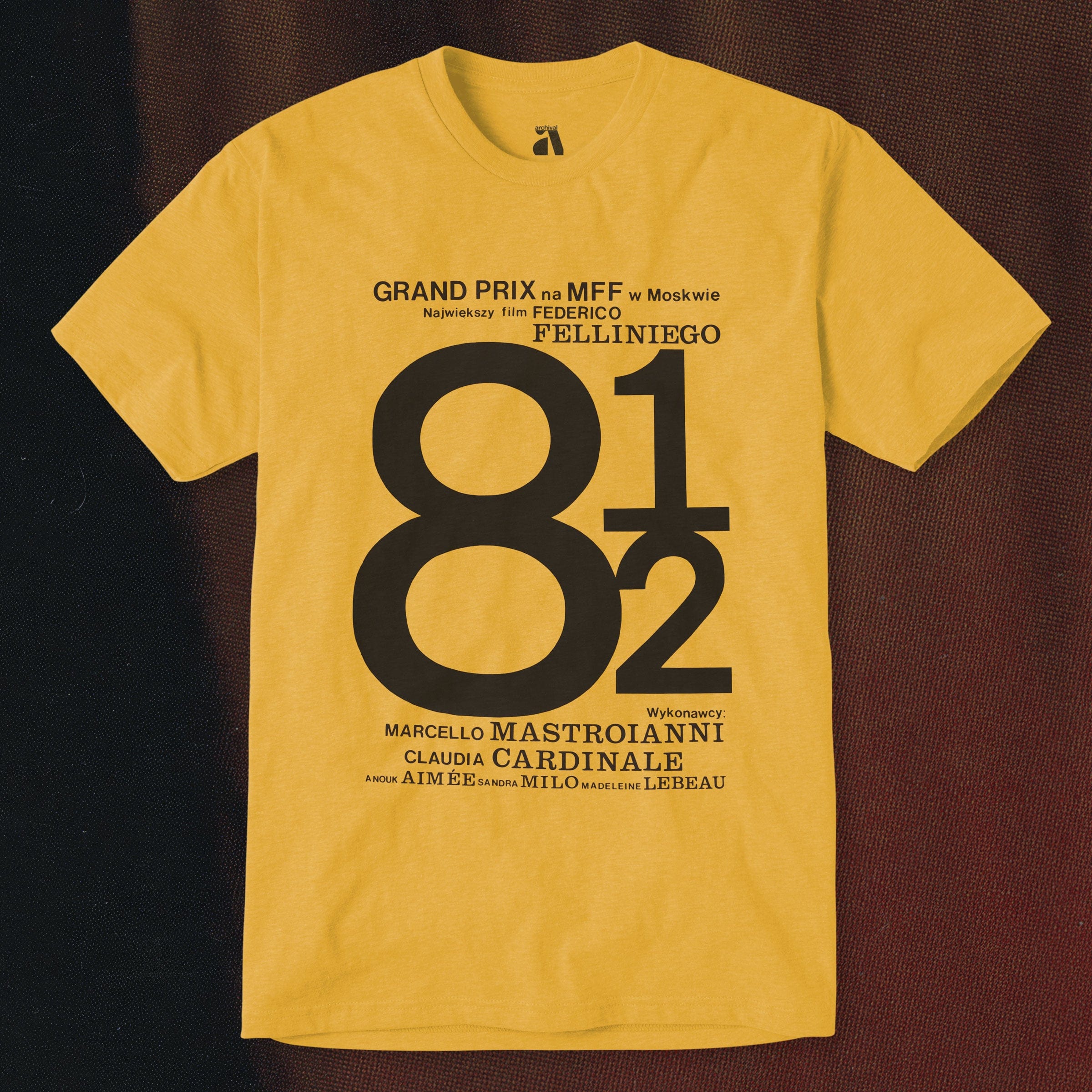Fellini: "8 1/2" Moscow Film Fest T-Shirt