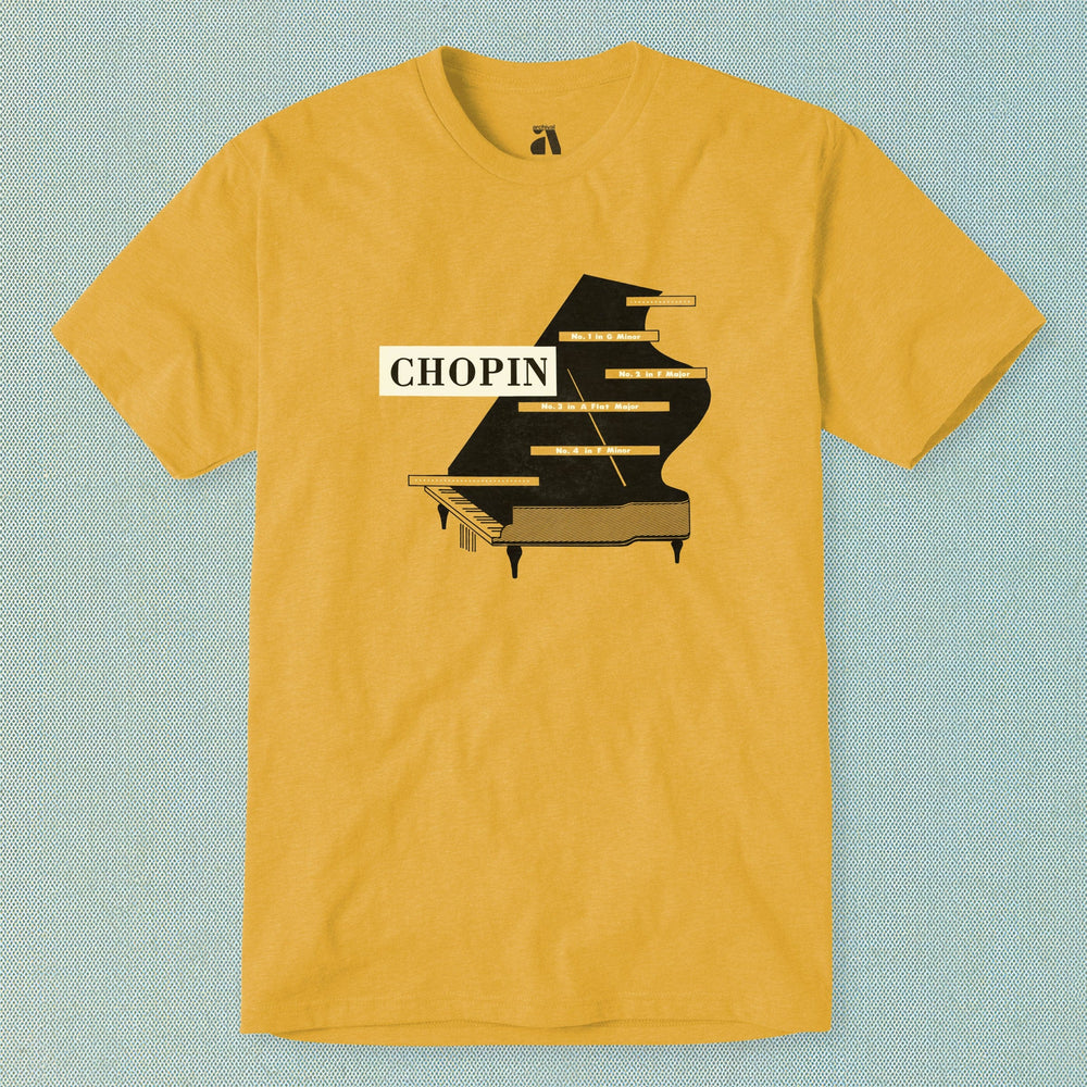chopin: piano ballades classic tee