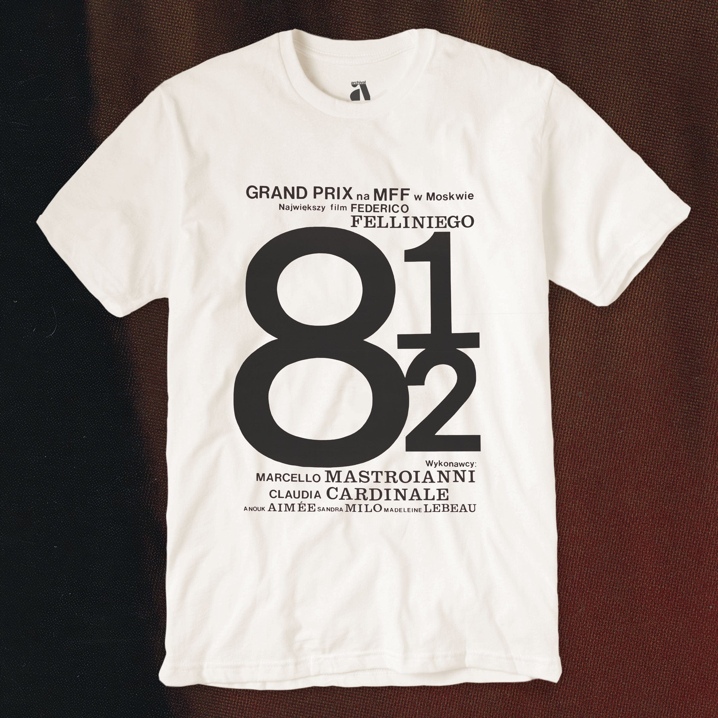 Fellini: "8 1/2" Moscow Film Fest T-Shirt
