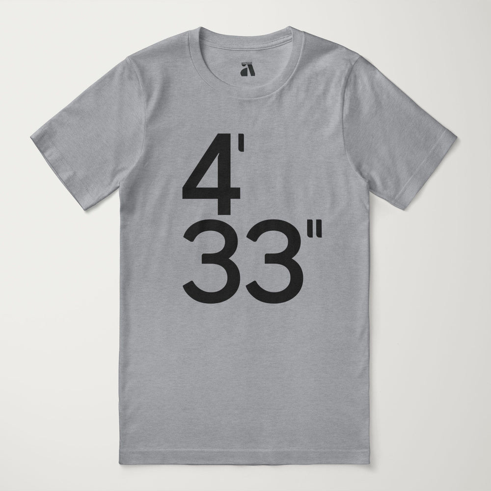 john cage: 4'33" classic tee