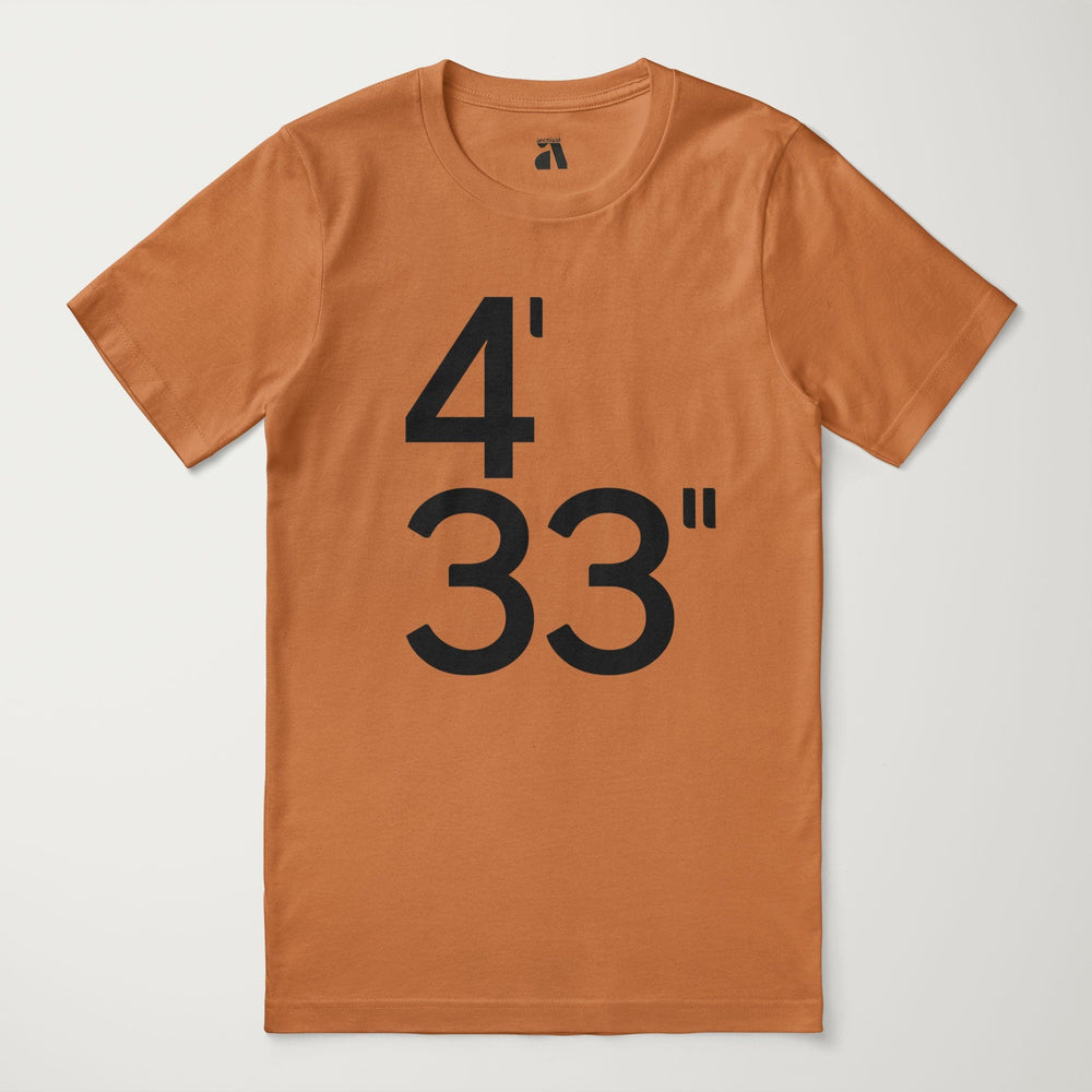 john cage: 4'33" classic tee