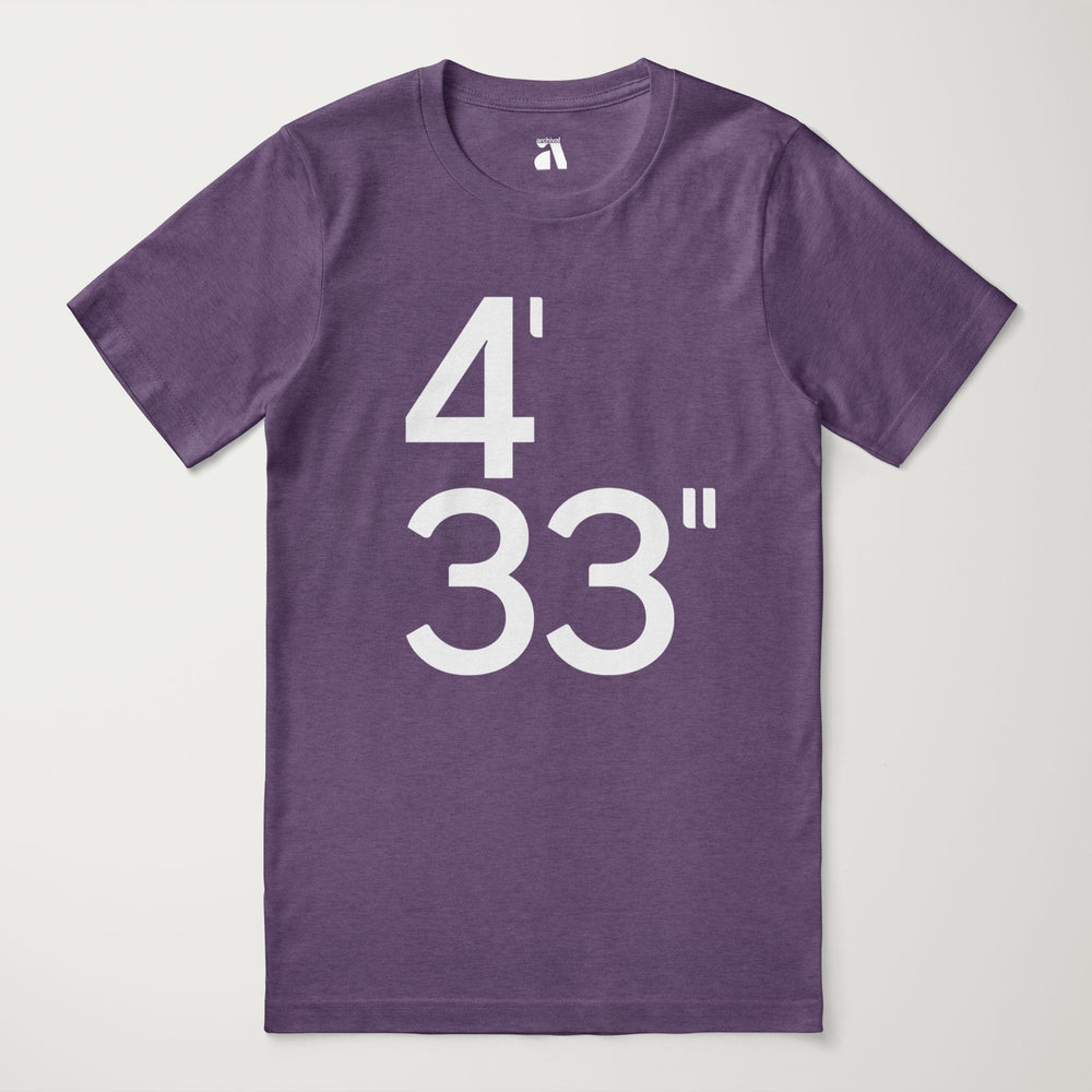 john cage: 4'33" classic tee