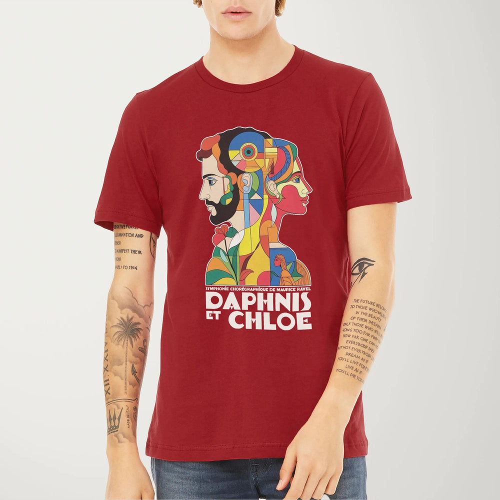 ravel: daphnis et chloé classic tee in canvas red, worn
