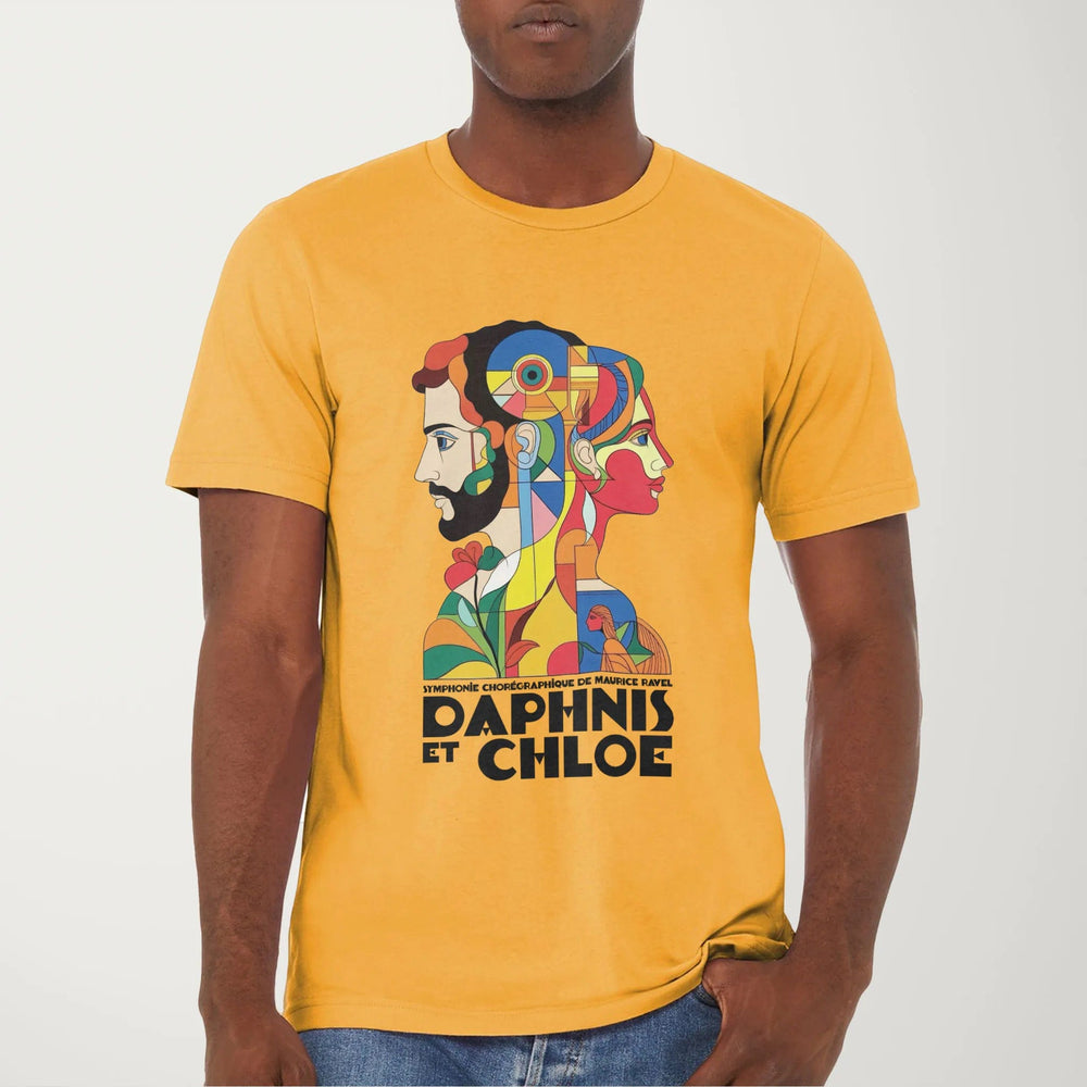 ravel: daphnis et chloé classic tee in mustard, worn