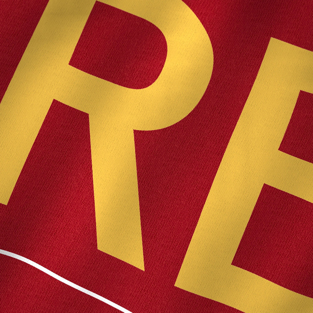 Free Jazz Classic Tee in Canvas Red, close-up