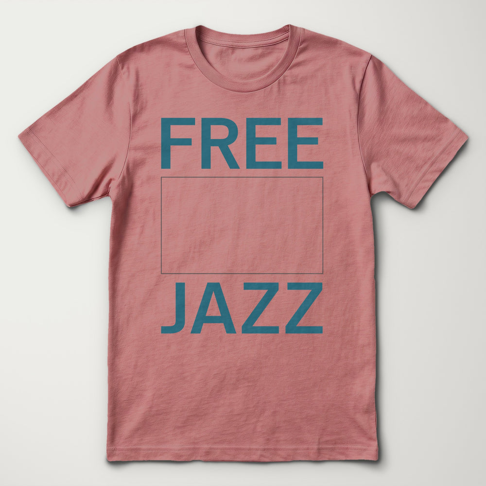 Free Jazz Classic Tee in Heather Mauve, flat lay