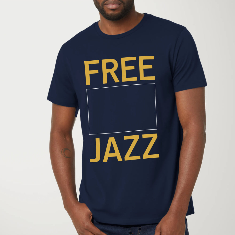Free Jazz Classic Tee in Navy, model