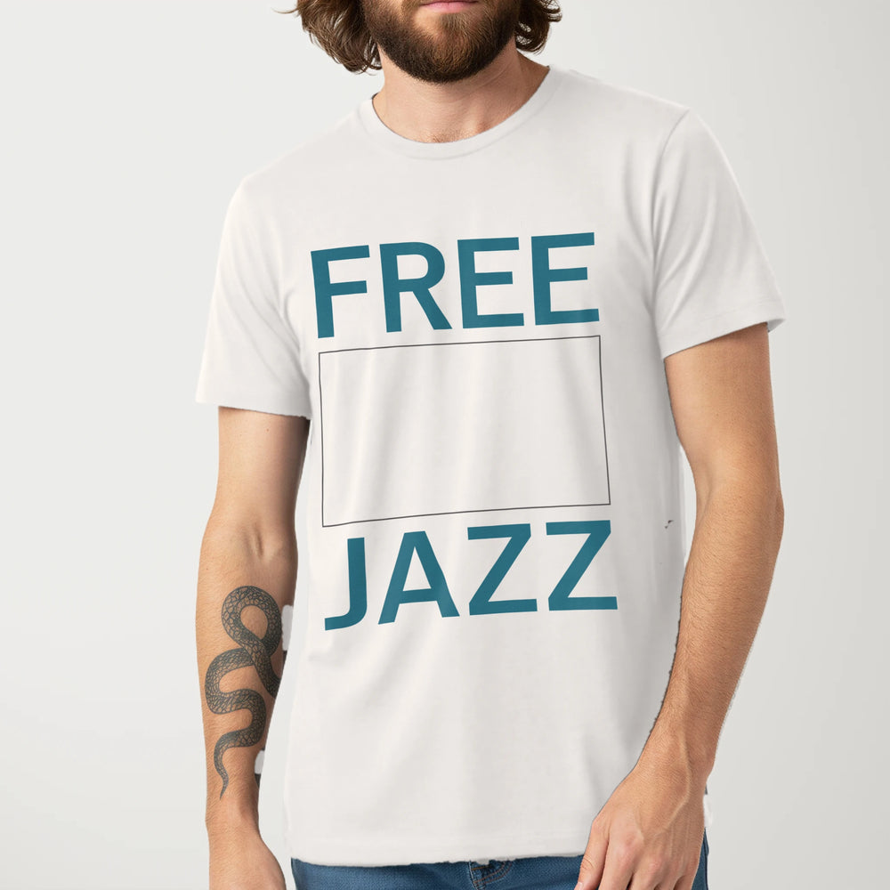 Free Jazz Classic Tee in Vintage White, model