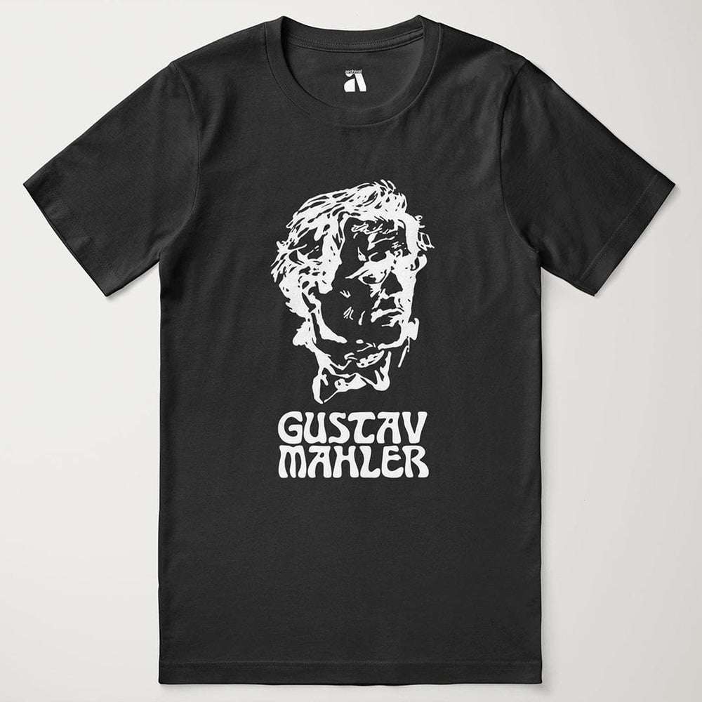 mahler: bernstein classic tee in vintage black, laid flat