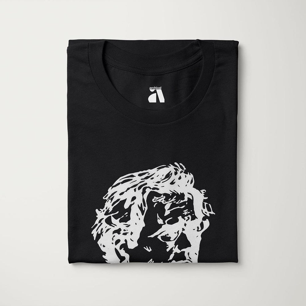 mahler: bernstein classic tee in vintage black, folded