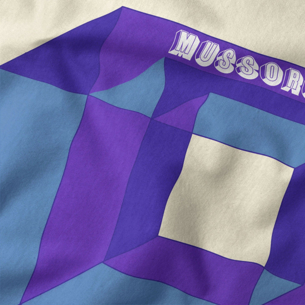 mussorgsky: pictures at an exhibition classic tee in natural, close-up of the print