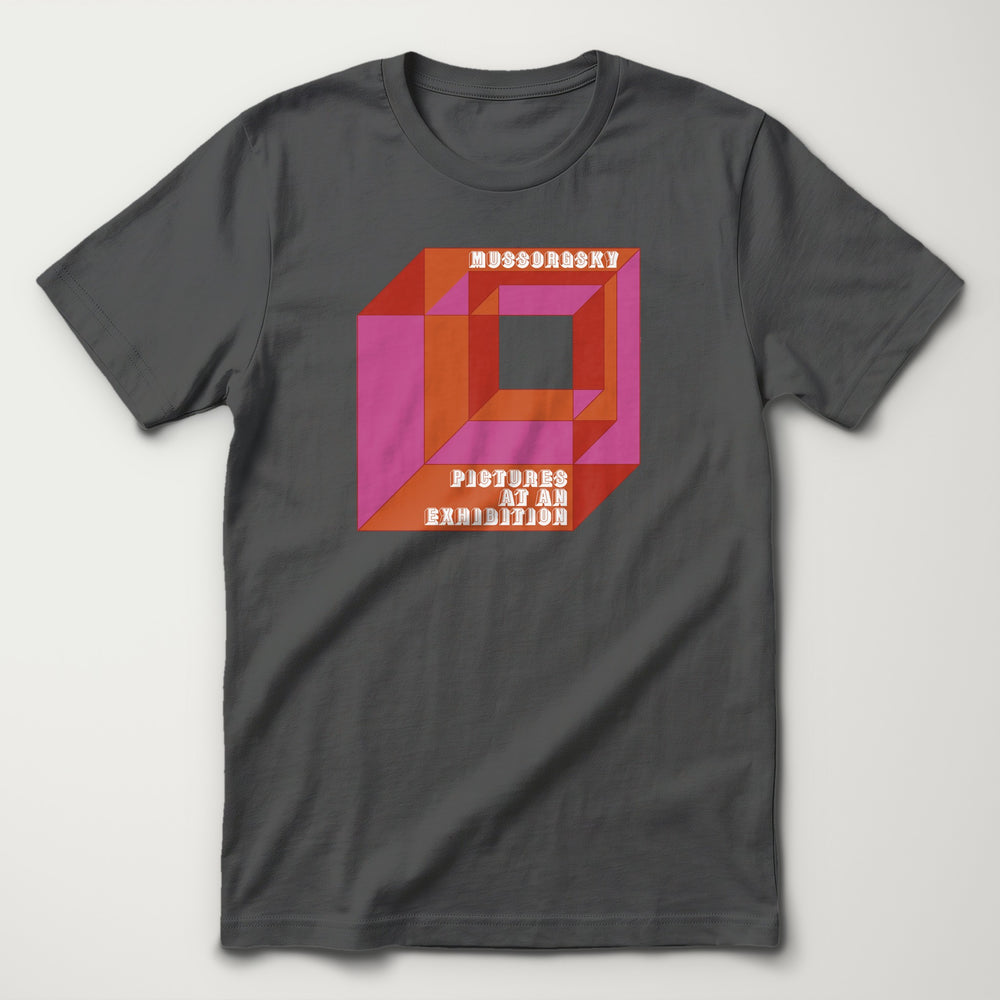 Mussorgsky: Pictures at an Exhibition Classic Tee in Asphalt, flat lay