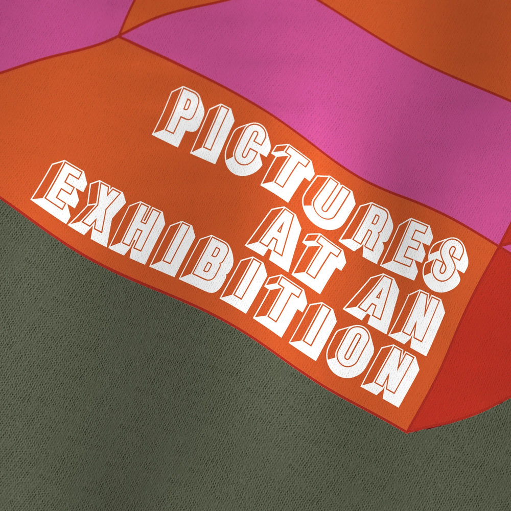 Mussorgsky: Pictures at an Exhibition Classic Tee in Military Green, close-up