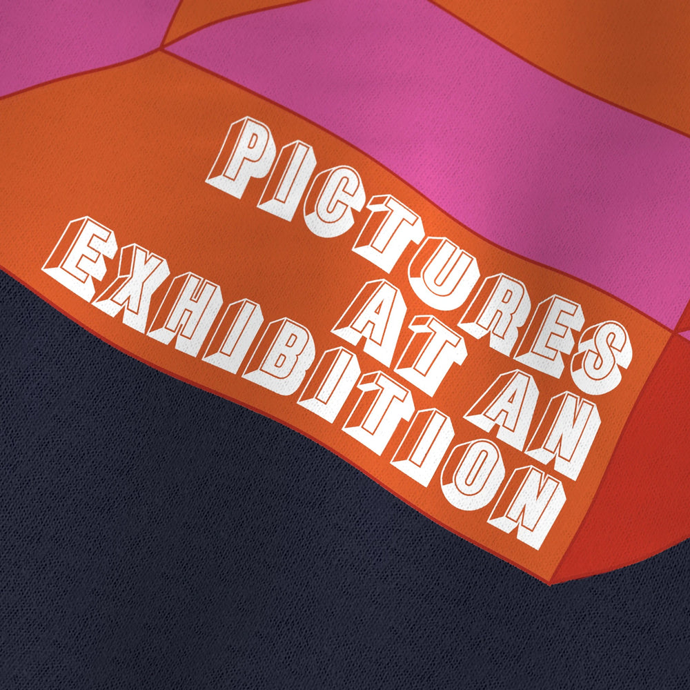 Mussorgsky: Pictures at an Exhibition Classic Tee in Navy, close-up