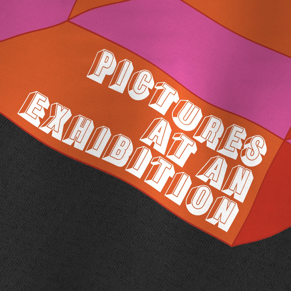 Mussorgsky: Pictures at an Exhibition Classic Tee in Vintage Black, close-up