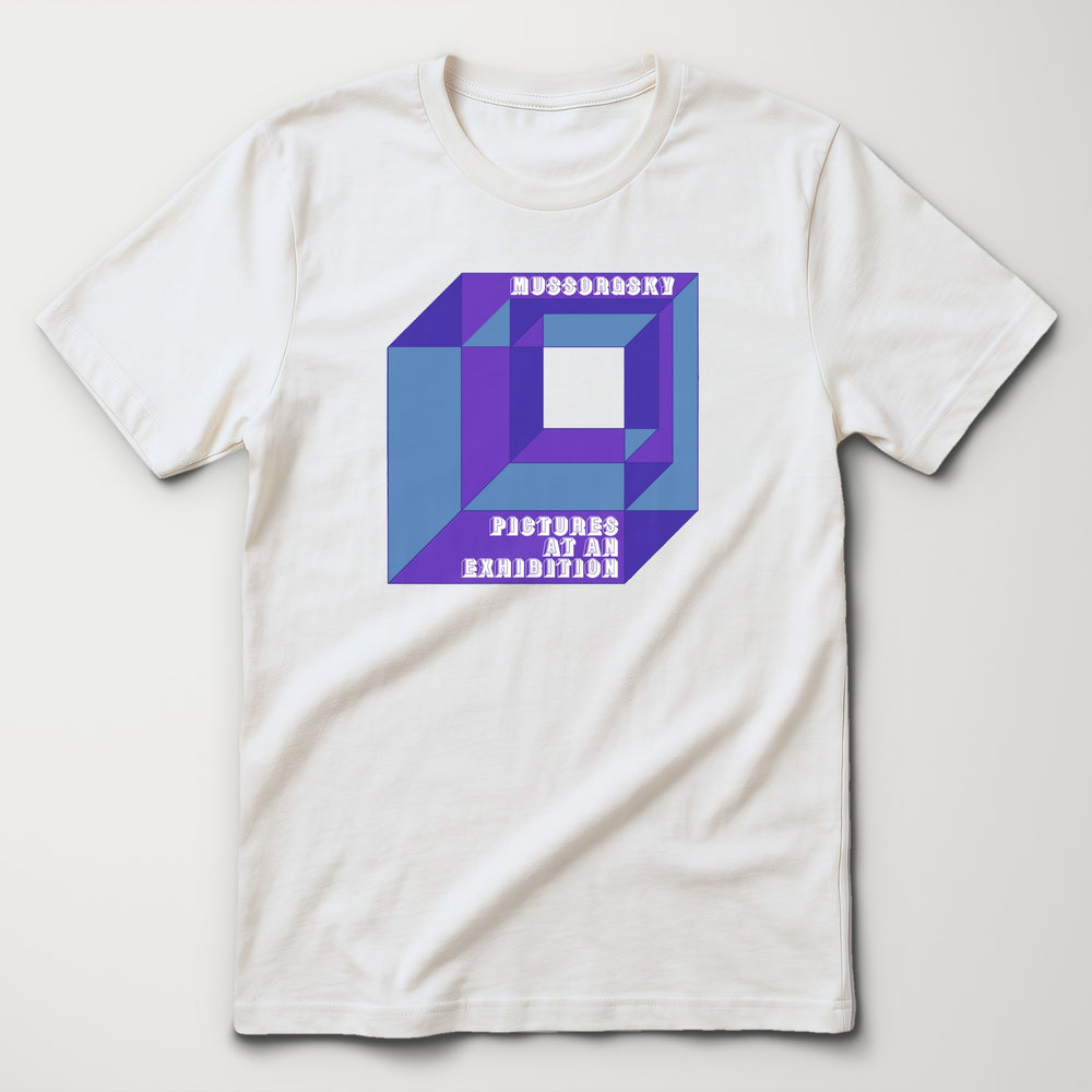 Mussorgsky: Pictures at an Exhibition Classic Tee in Vintage White, flat lay
