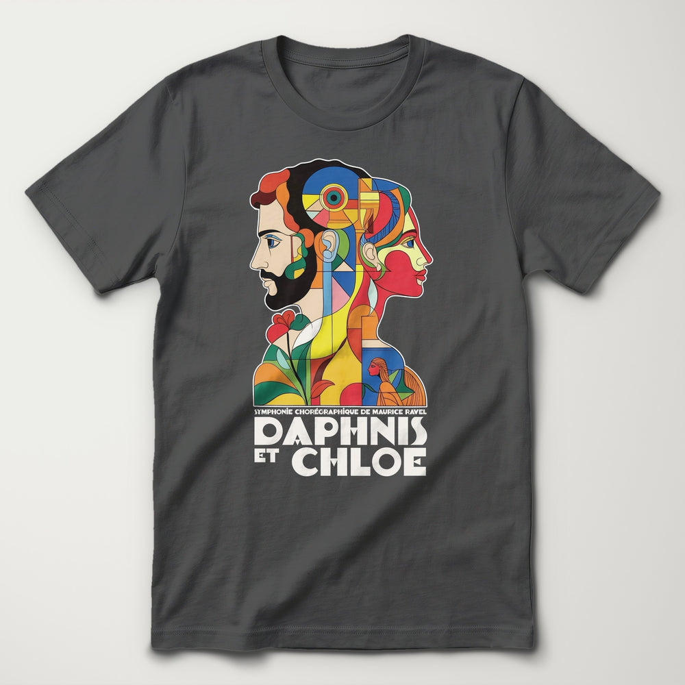 Ravel: Daphnis et Chloé Classic Tee in Asphalt, flat lay