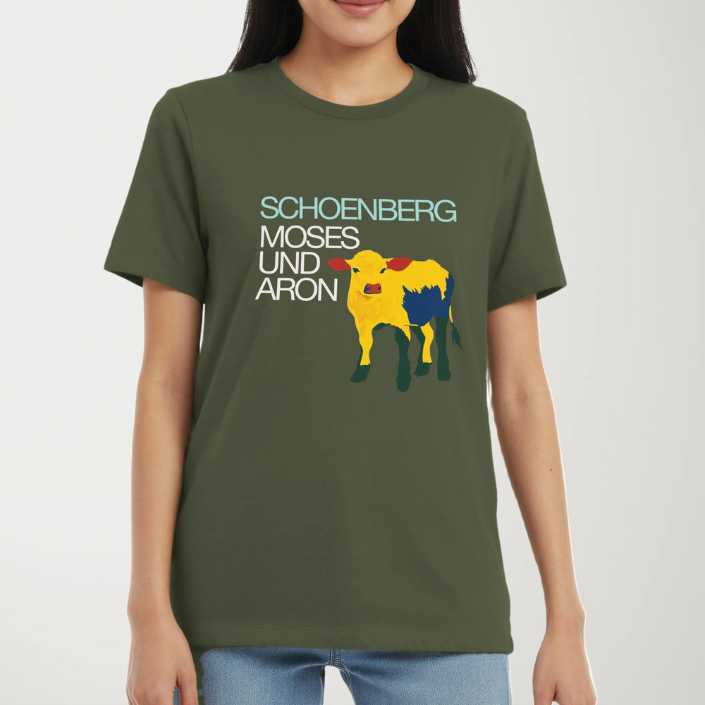 Schoenberg: Moses & Aron Classic Tee in Military Green, model