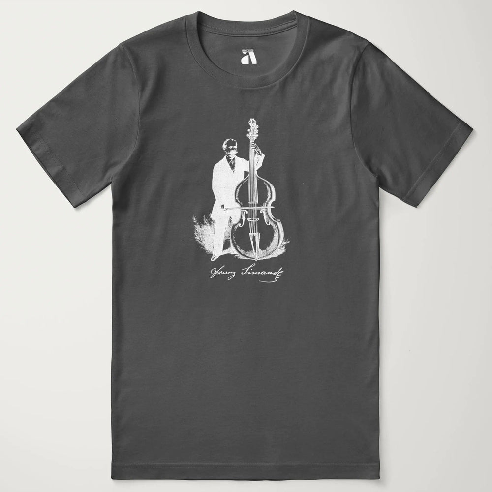 f. simandl: new method bass classic tee in asphalt, laid flat