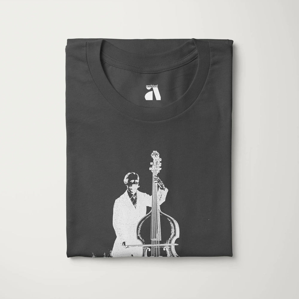 f. simandl: new method bass classic tee in asphalt, folded