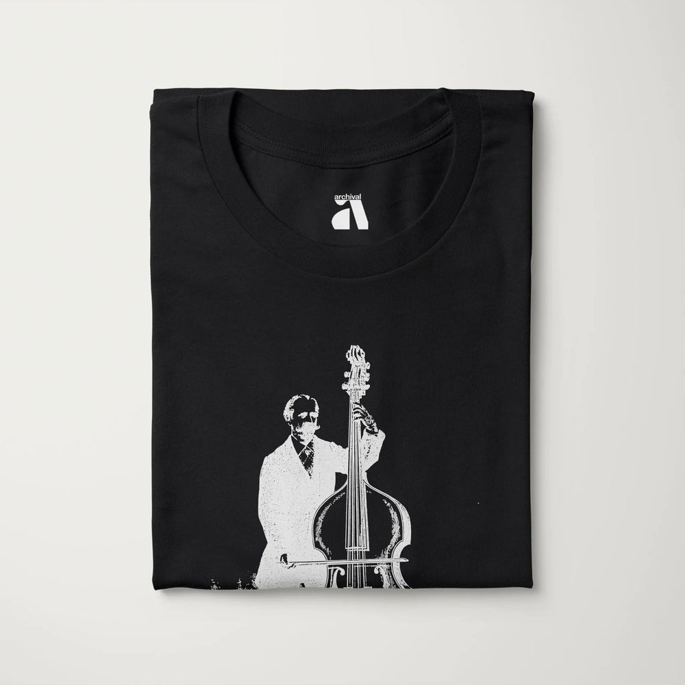f. simandl: new method bass classic tee in vintage black, folded