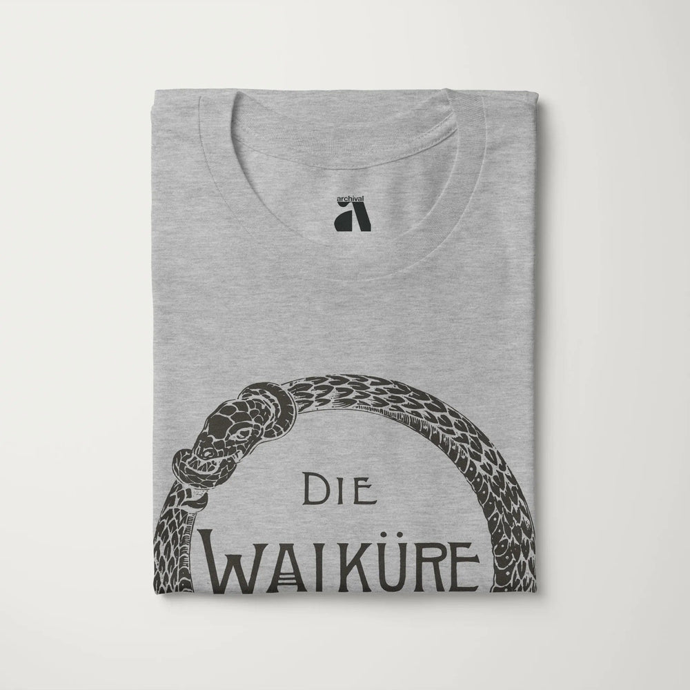 wagner: die walküre classic tee in athletic heather, folded