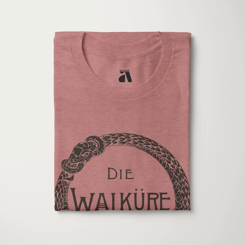 wagner: die walküre classic tee in heather mauve, folded