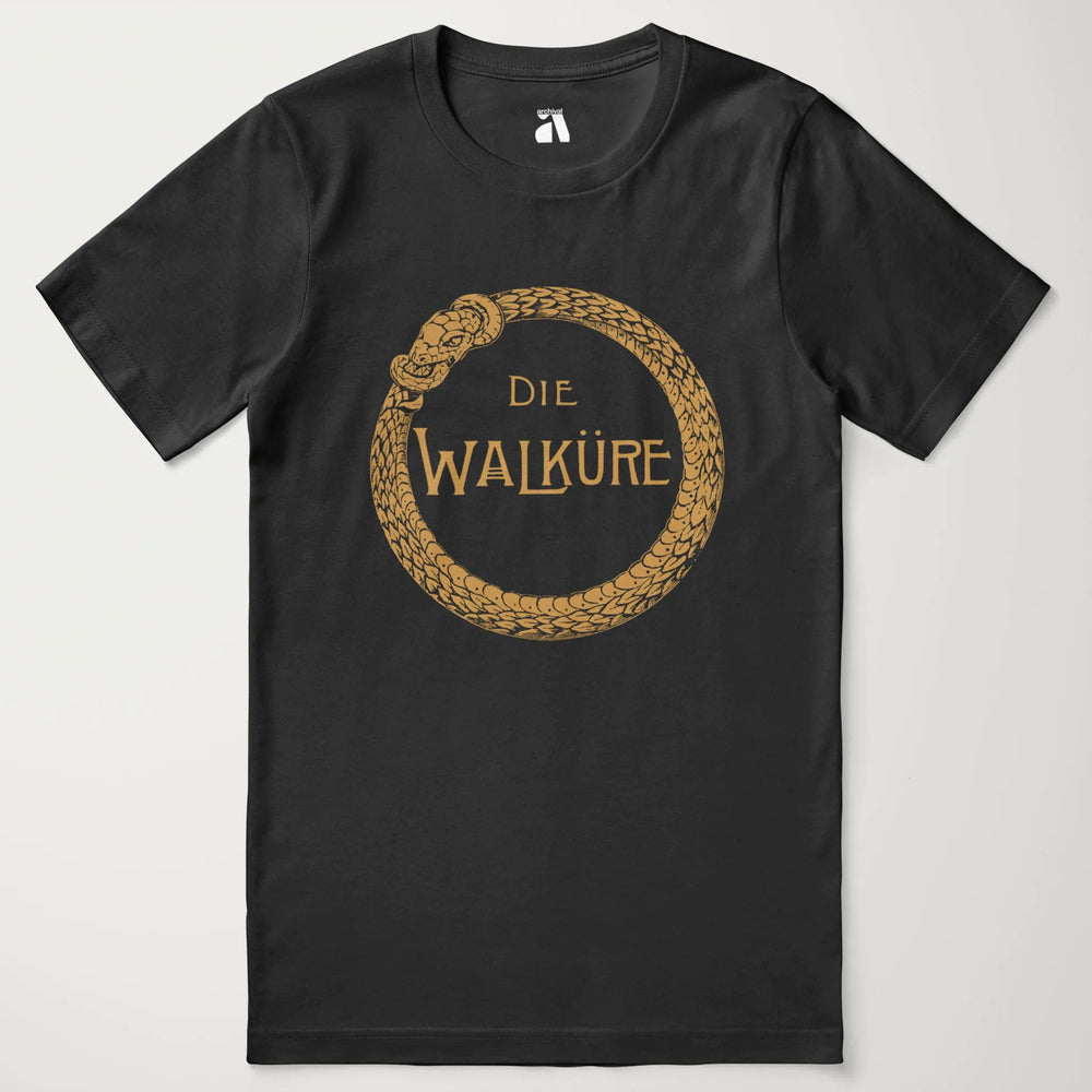 wagner: die walküre classic tee in vintage black, laid flat