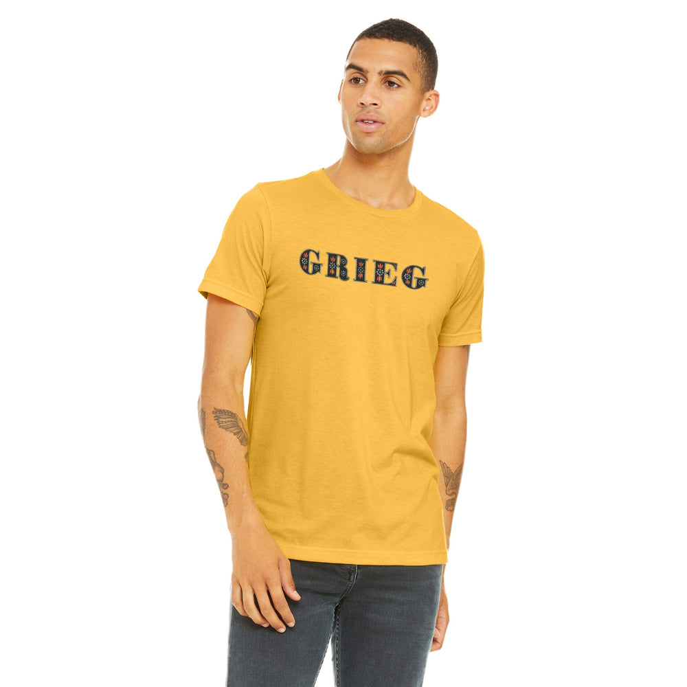 edvard grieg: wordmark classic tee