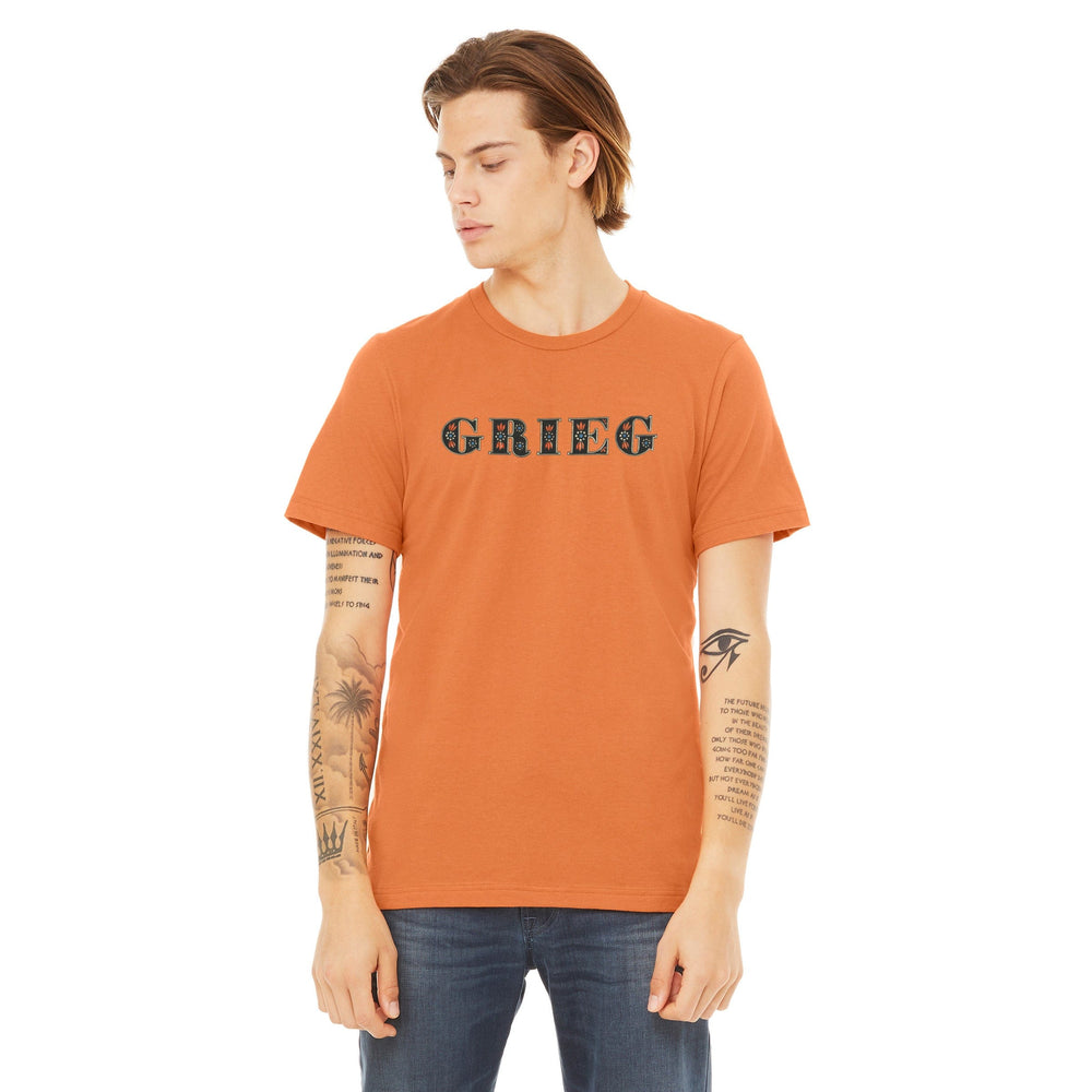edvard grieg: wordmark classic tee
