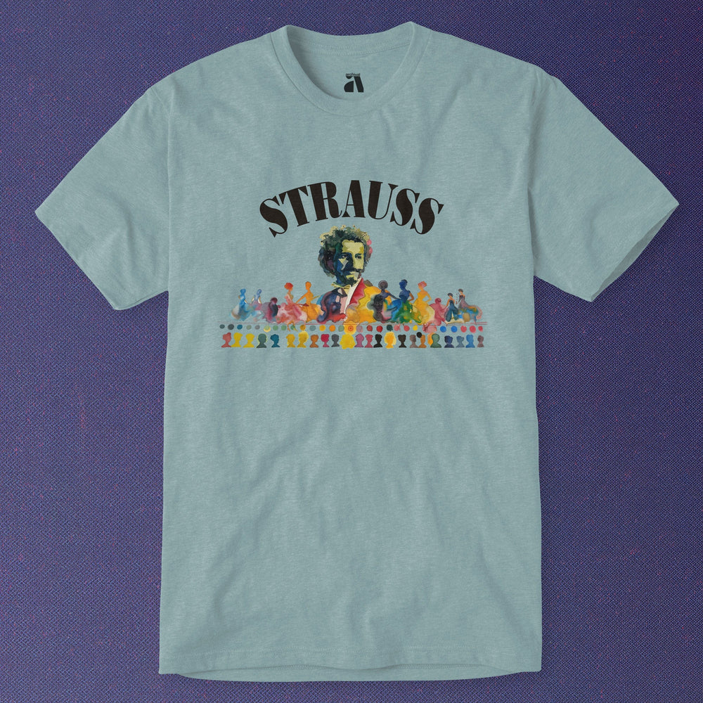 johann strauss: illustrated classic tee