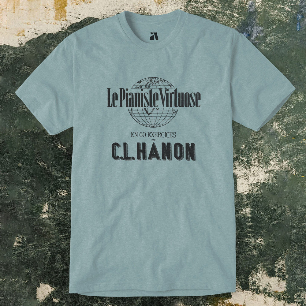 c.l. hanon: le pianiste virtuose classic tee