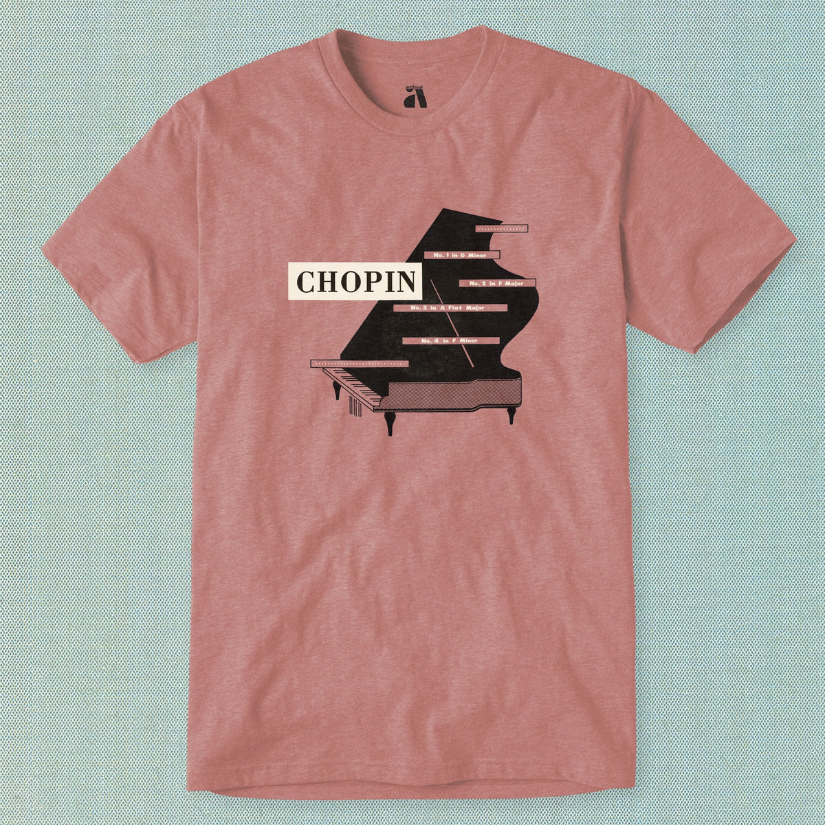 chopin: piano ballades classic tee
