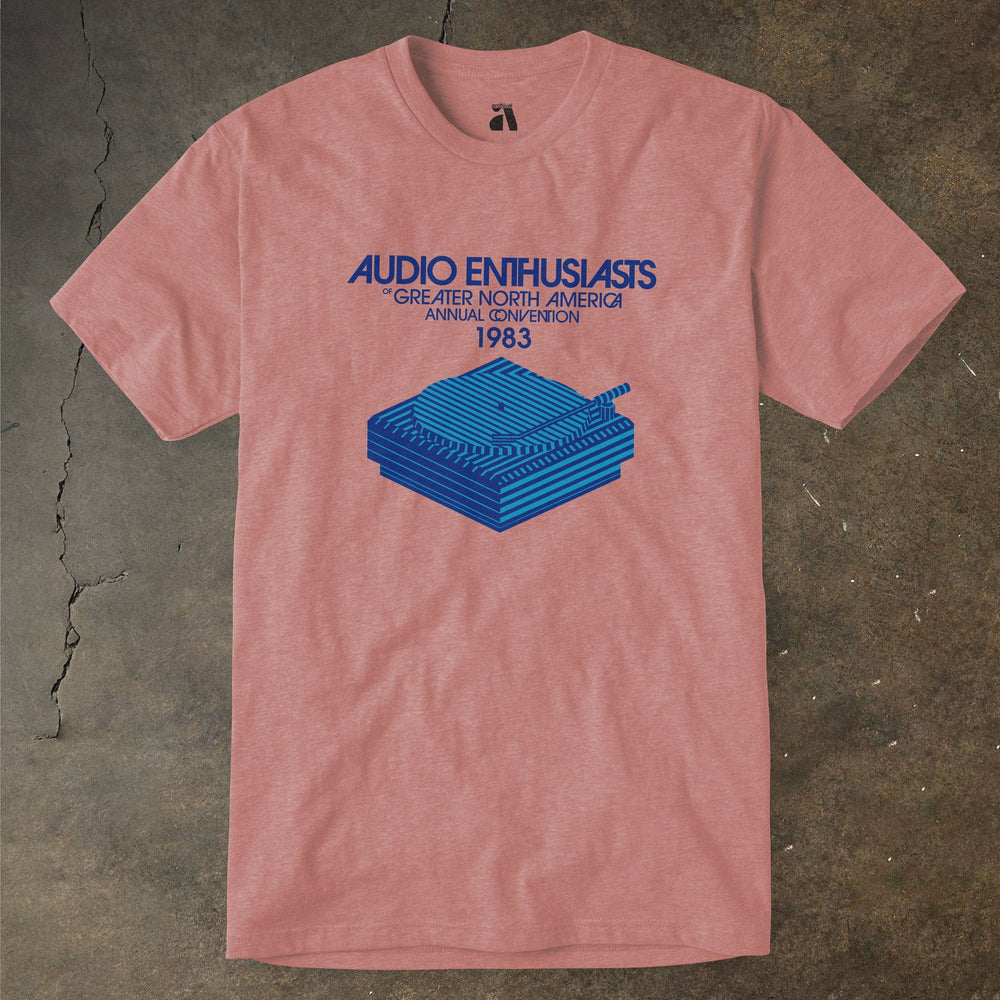 audio enthusiasts of greater north america: 1983 convention classic tee
