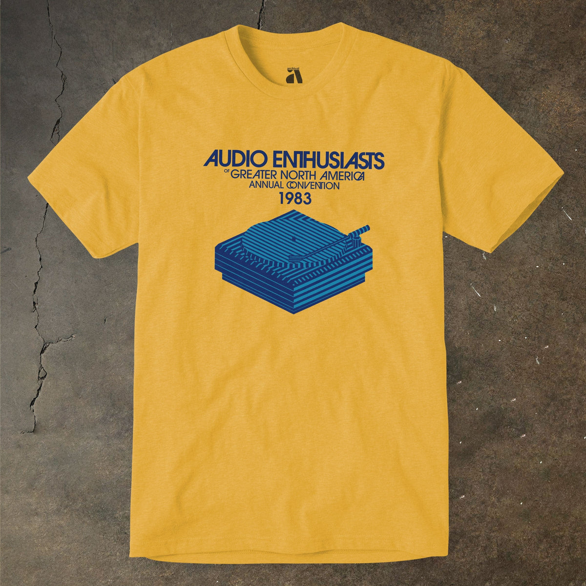 audio enthusiasts of greater north america: 1983 convention classic tee