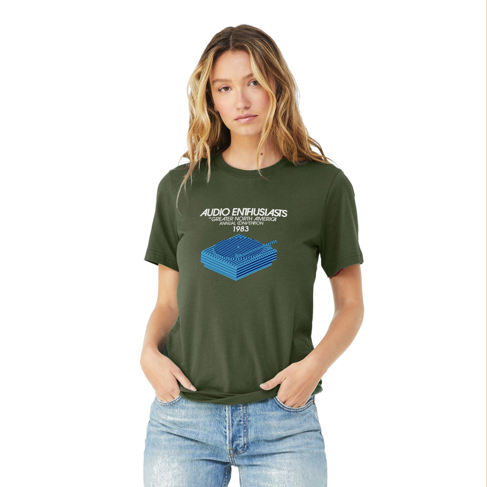 audio enthusiasts of greater north america: 1983 convention classic tee