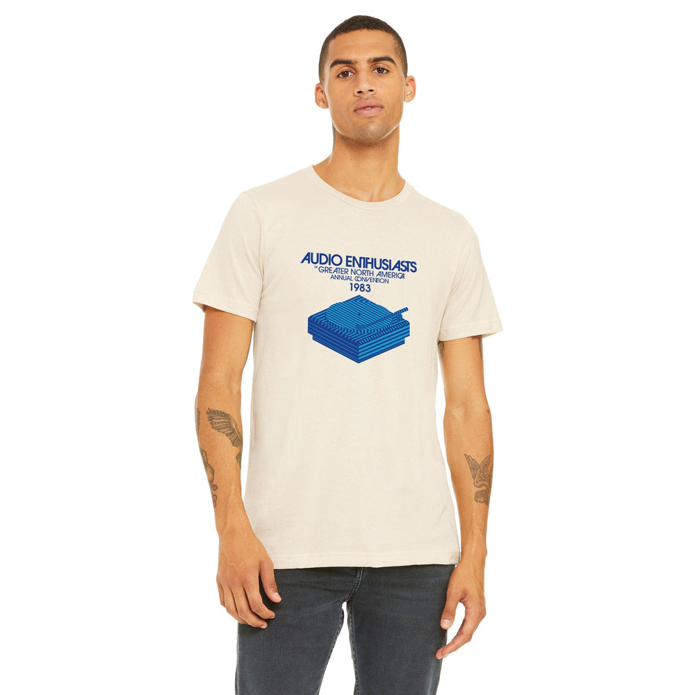 audio enthusiasts of greater north america: 1983 convention classic tee