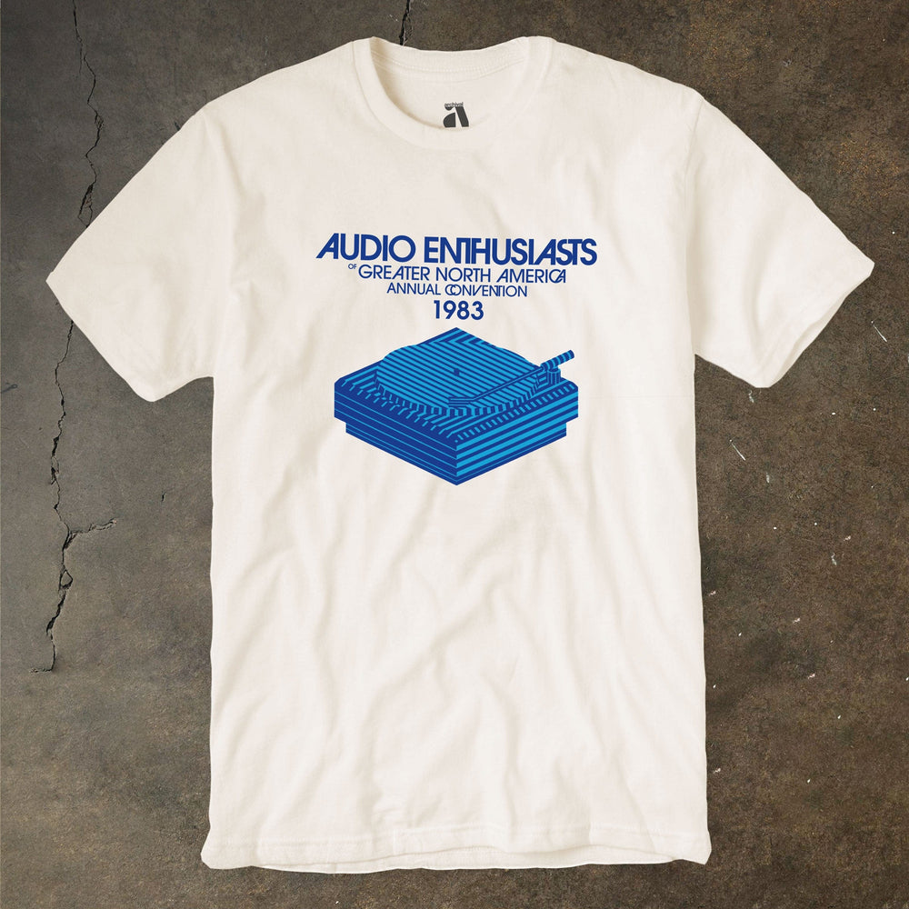 audio enthusiasts of greater north america: 1983 convention classic tee
