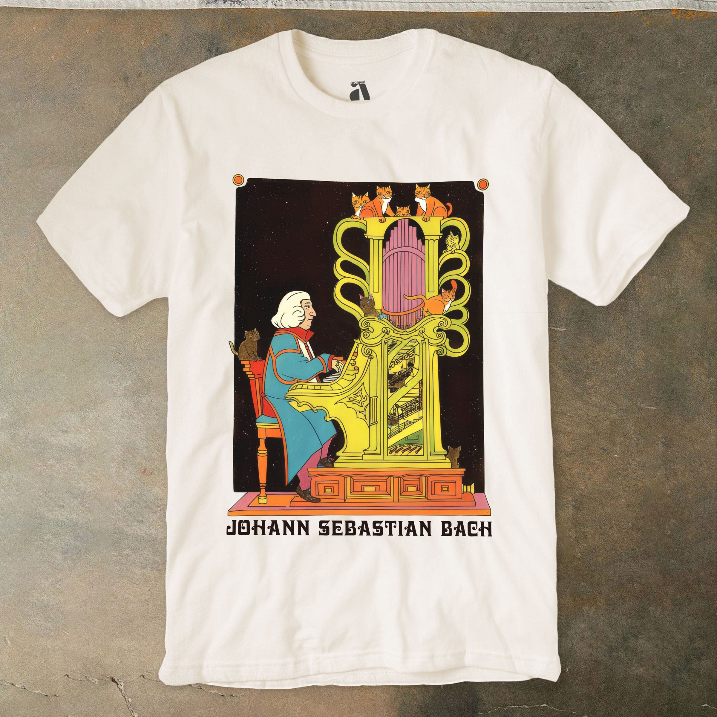 Bach: Organ Cats T-Shirt