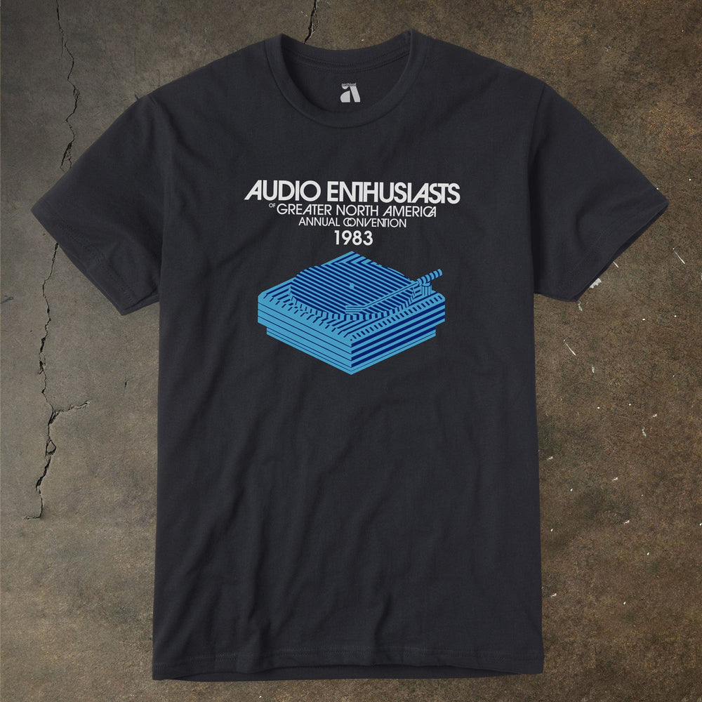 audio enthusiasts of greater north america: 1983 convention classic tee