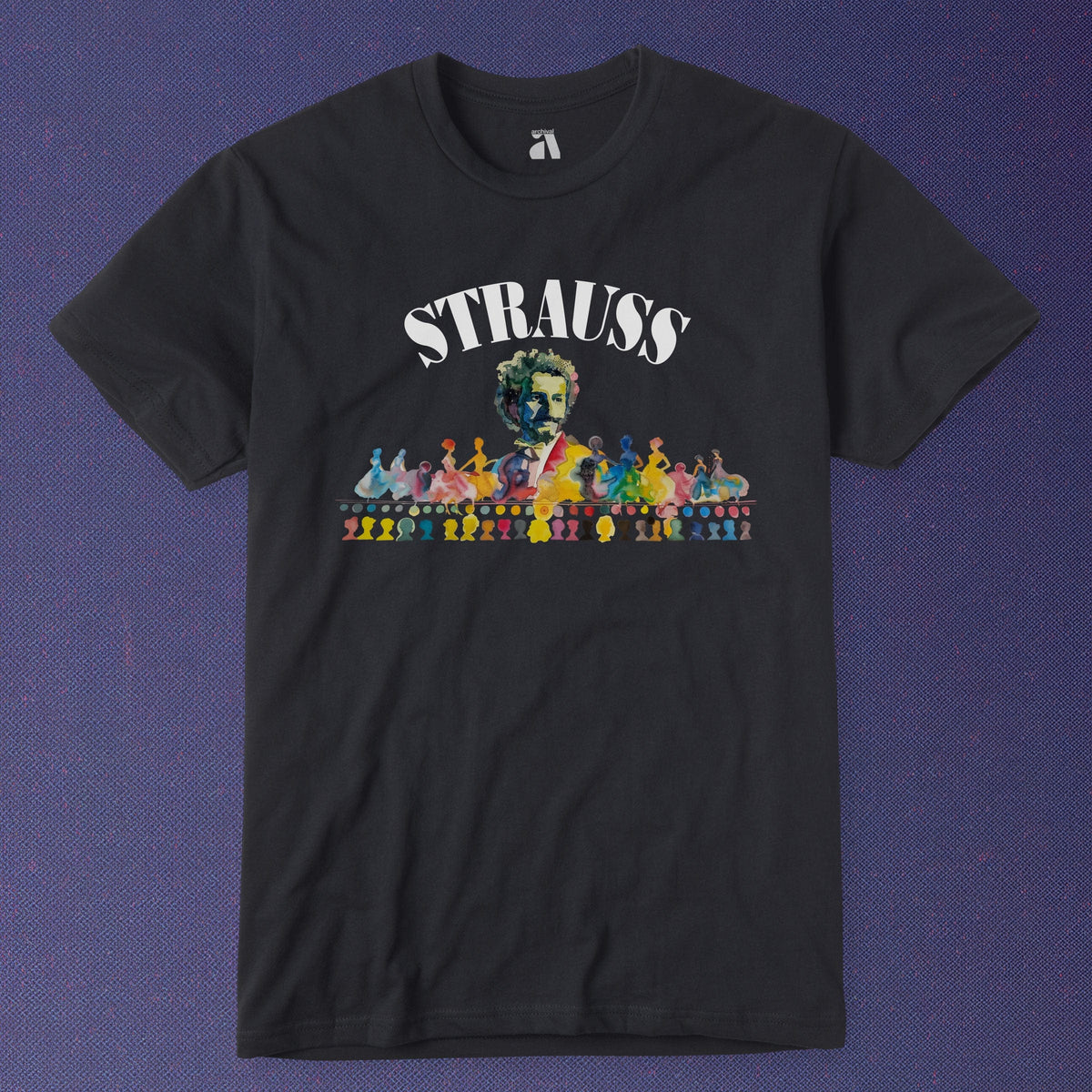 johann strauss: illustrated classic tee