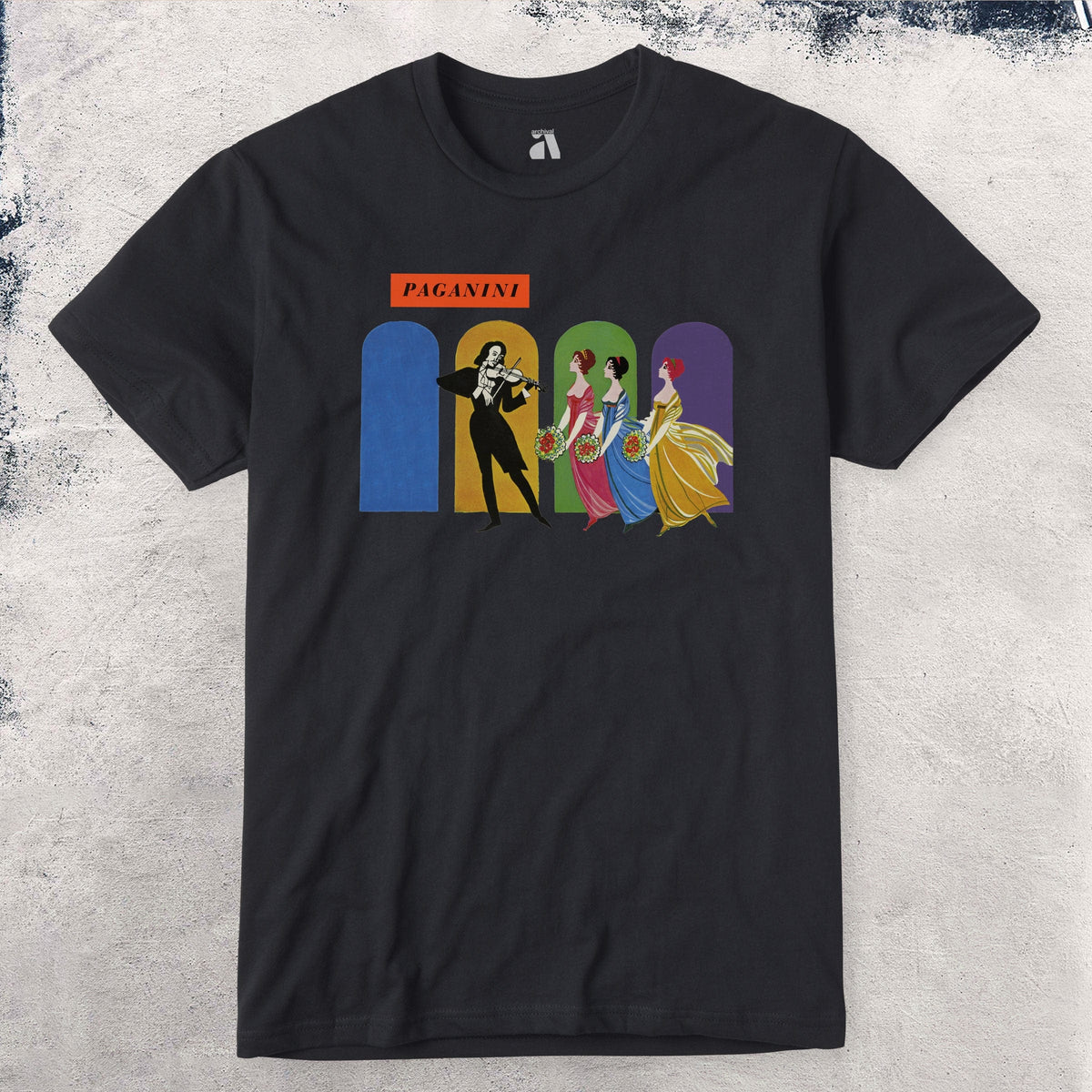 niccolò paganini: illustrated classic tee
