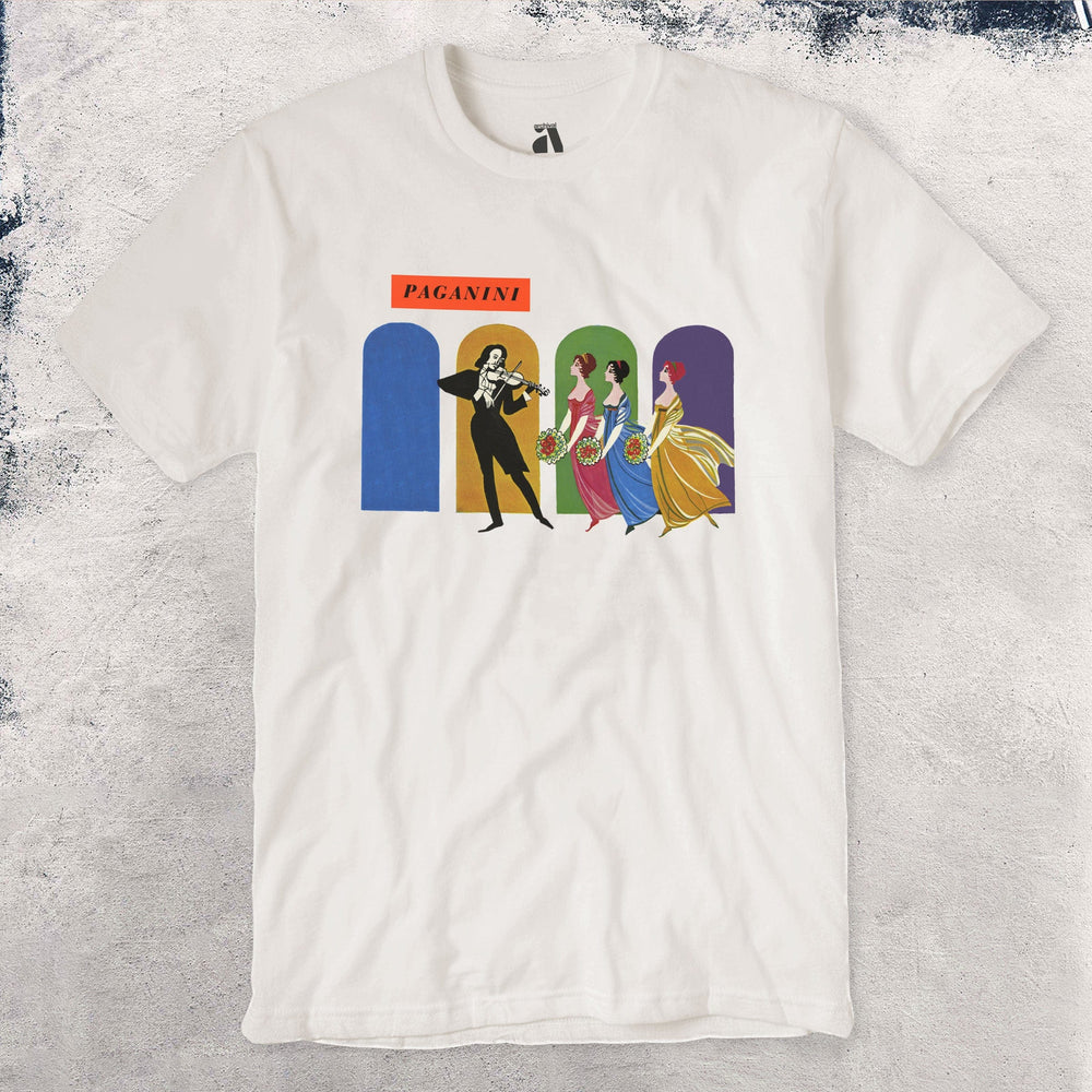 niccolò paganini: illustrated classic tee