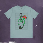 Treble Clef Flower T-Shirt