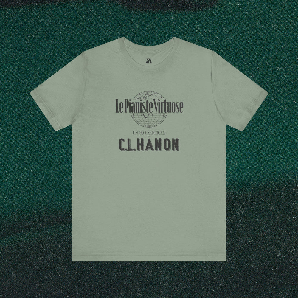 c.l. hanon: le pianiste virtuose classic tee in v2, worn