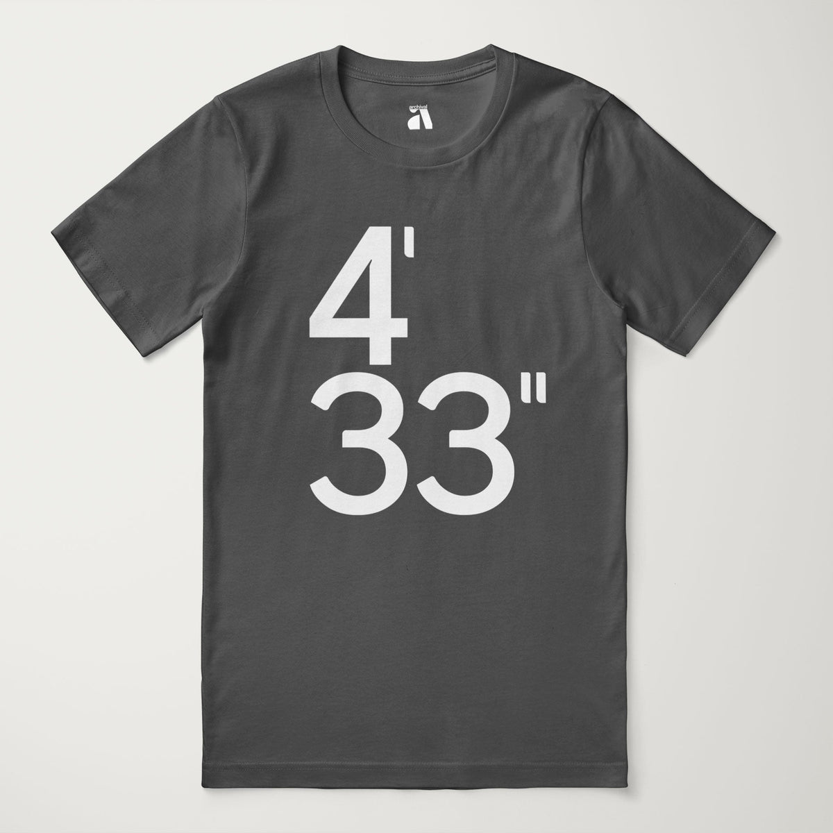 john cage: 4'33" classic tee